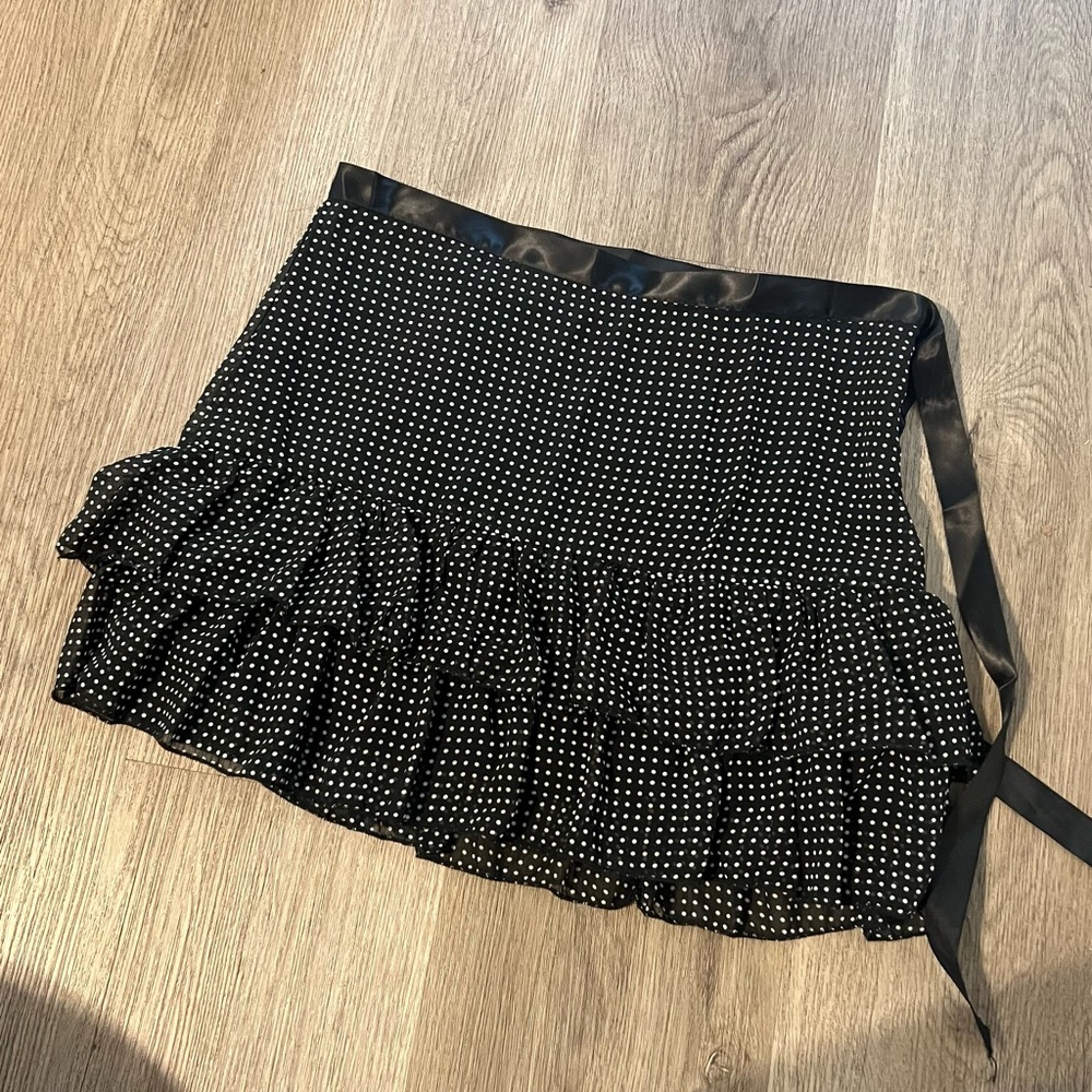 VTG F21 Polka Dot Ruffle Skirt